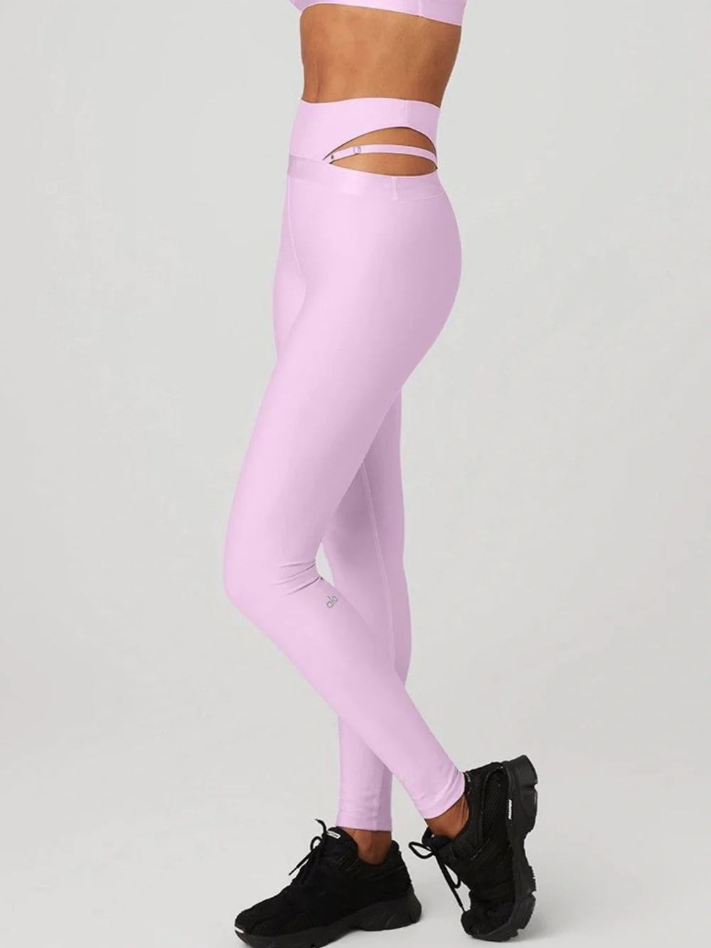 NWT ALO Airlift Extreme High Waist All Nighter Legging SugarPlum Pink size Small